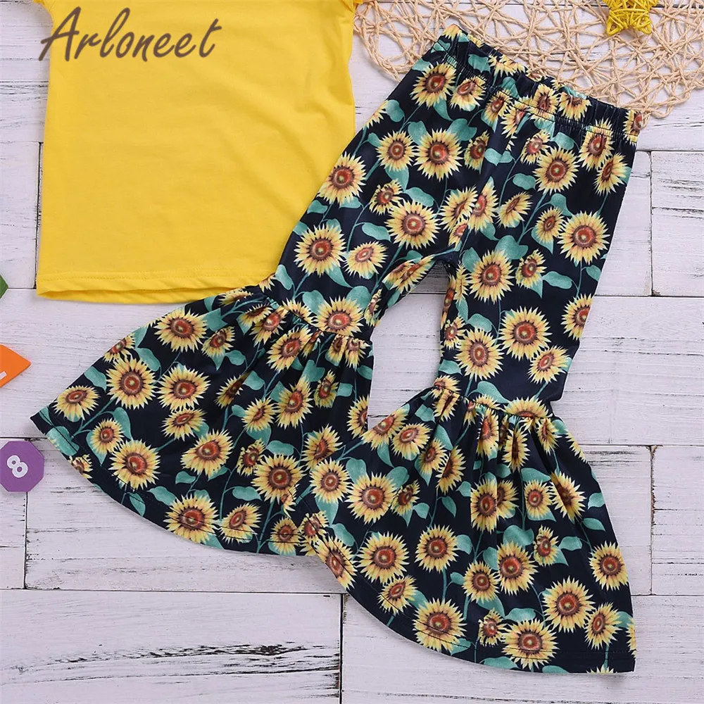 ARLONEET/Модная одежда футболка с короткими рукавами и крылышками для маленьких