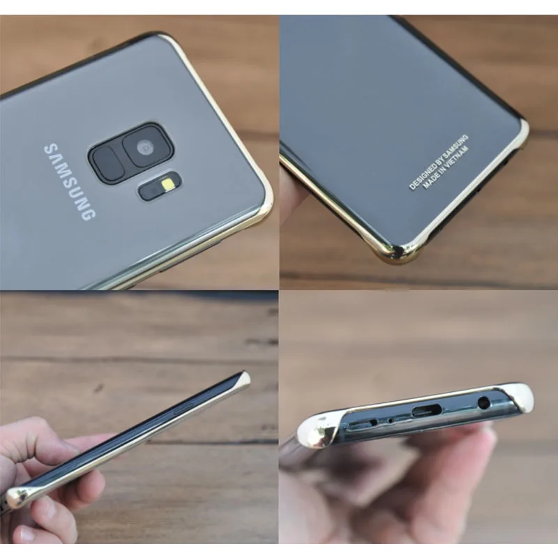 samsung S9 чехол для samsung Galaxy S9 S9 G960 G965 прозрачный противоударный жесткий чехол прозрачный PC защитный чехол