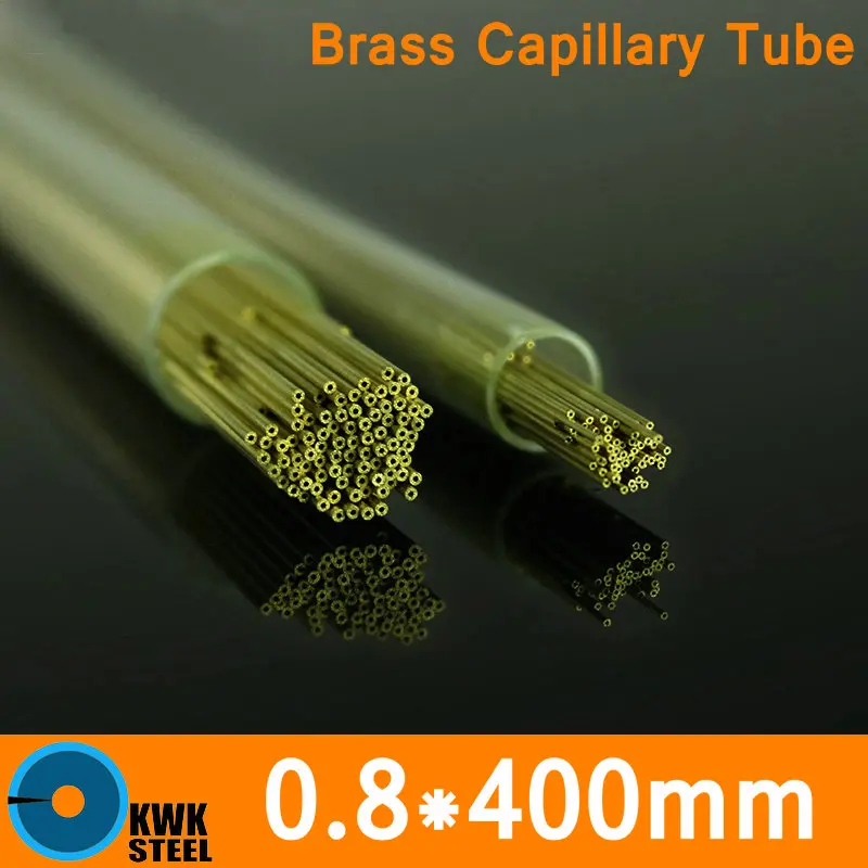 Латунная капиллярная труба OD 0 8 мм * 400 в длину аналогична ASTM C28000 CuZn40 CZ109 C2800 H62