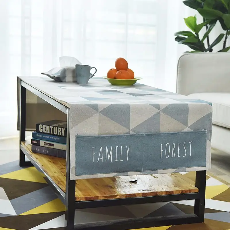 Скандинавский стиль хлопковые прямоугольные скатерти Многофункциональный