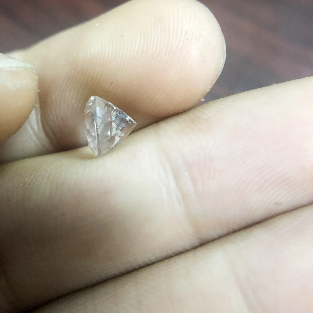 AEAW круглый бриллиантовый огранки 0.5ct карат 5 мм D Цвет Муассанит без камень VVS1