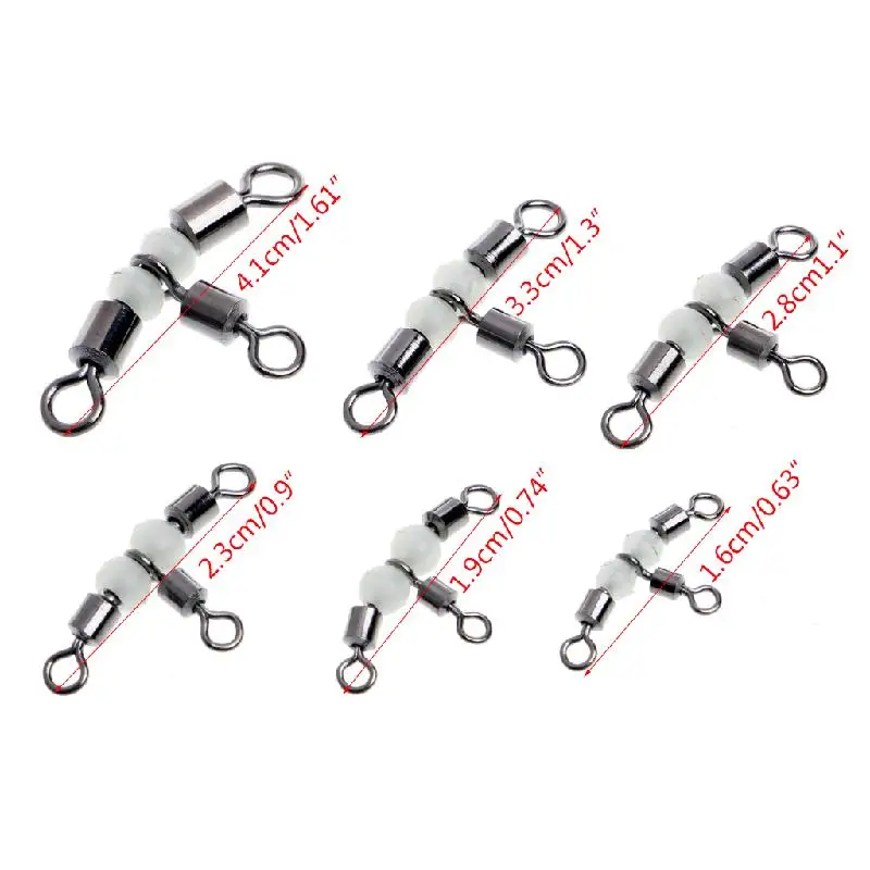 10 шт. светящиеся рыболовные крючки с тройным разъемом| |