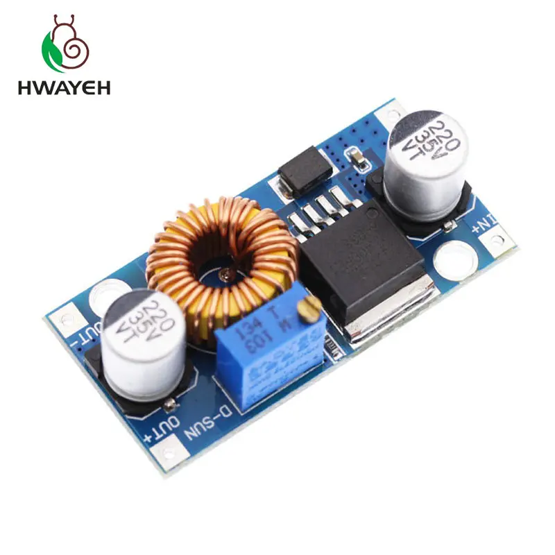 1PC 5A Max DC-DC XL4005 Step Down Adjustable Power Supply Module LED Lithium Charger board | Электронные компоненты и