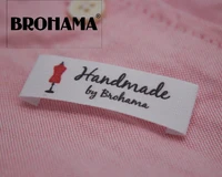 sewing labels custom brand labels clothing labels fabric 100 cotton high quality printing handmade md527
