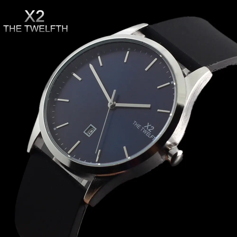 Montre homme Роскошная брендовая X2 XII часы мужские модные повседневные кварцевые с