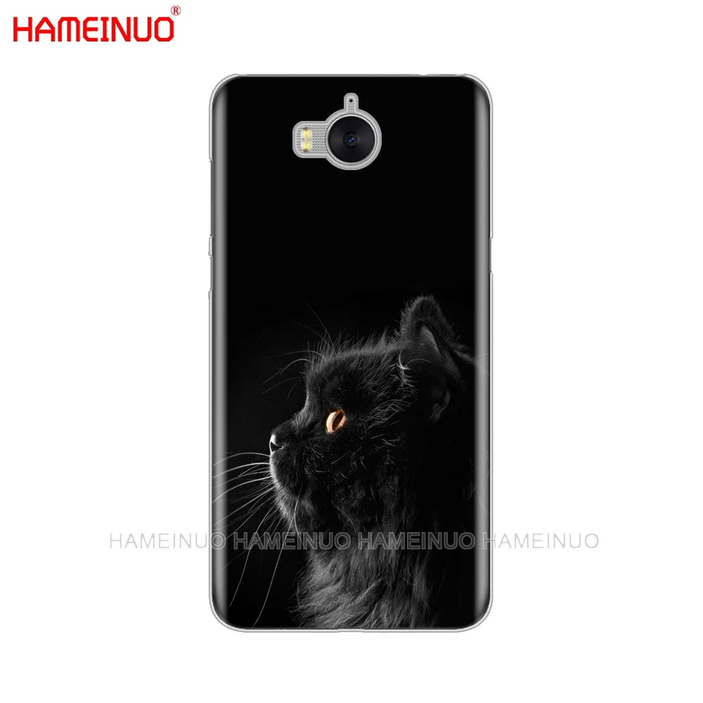 HAMEINUO чехол для сотового телефона с черным кошачьим глазом huawei honor 3C 4X 4C 5C 5X 6 7 Y3 Y6 Y5 2