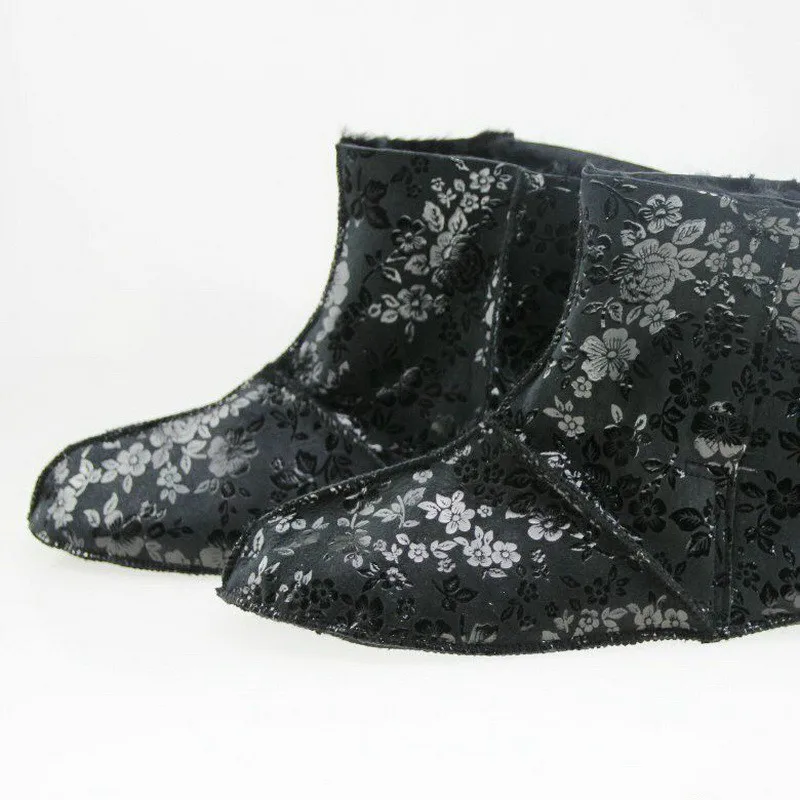 6 цветов зимние теплые носки для молитвы овчина мех мусульманские ислам черные