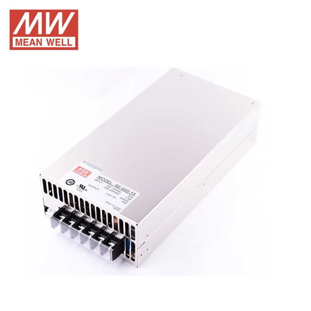 Фото лабораторный блок питания Оригинал MEAN WELL SE 600 15 Вт 40A В Meanwell Импульсный Источник лабораторный блок питания Оригинал MEAN WELL SE 600 15 Вт 40A В Meanwell Импульсный Источник