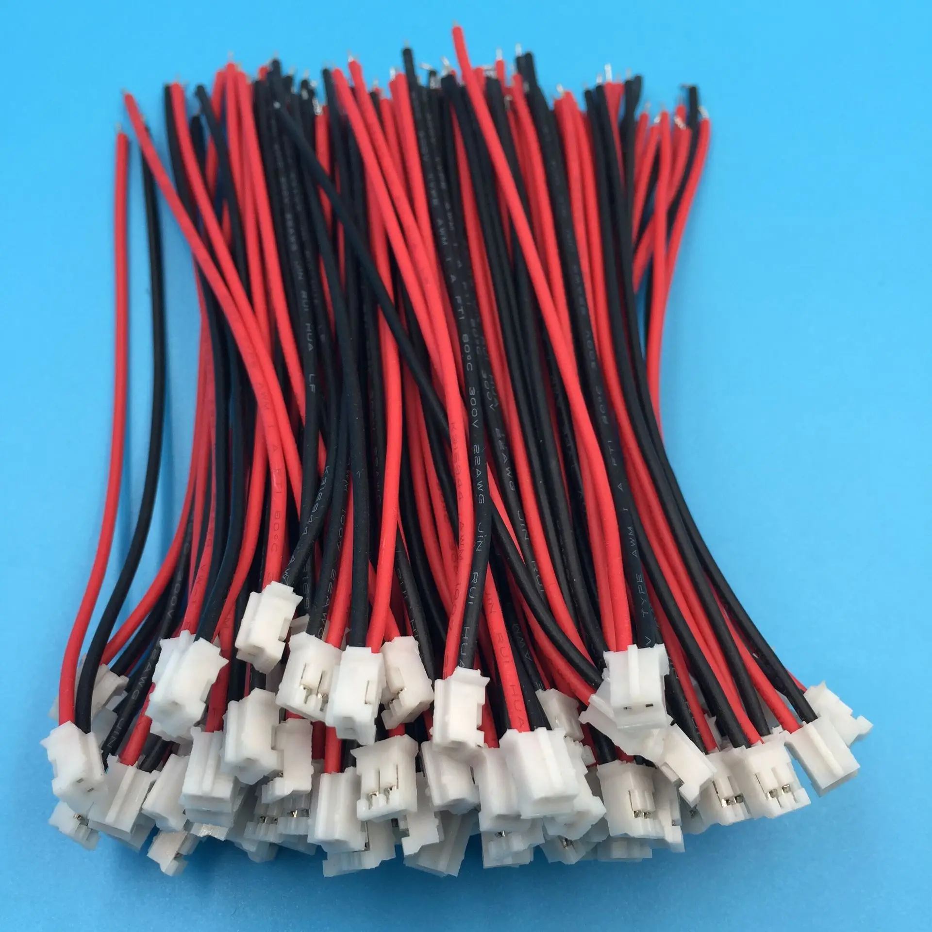 50 шт./лот Mini Micro JST 2 0 PH 2-контактный разъем с 2P проводами кабелями 100 мм 26AWG |
