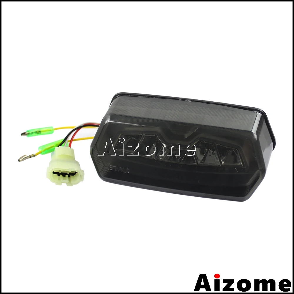 Интегрированный светодиодный задний фонарь для мотоцикла стоп сигнал заднего