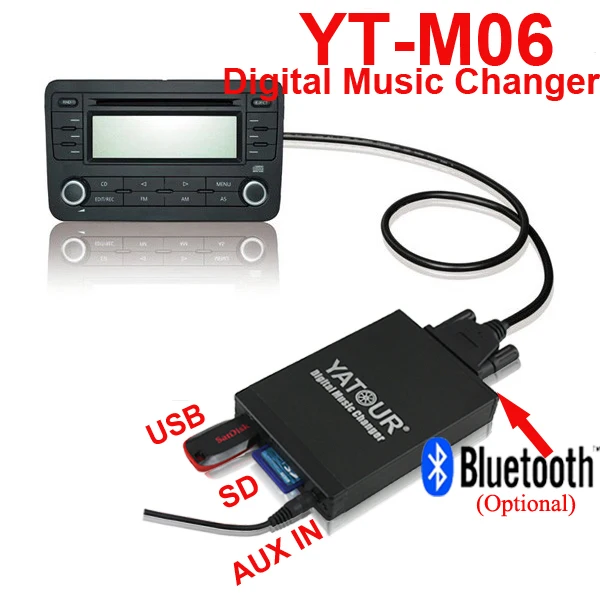 Yatour автомобильный Радио MP3 плеер для Toyota Lexus 6+ 6PIN радио с навигационной системой
