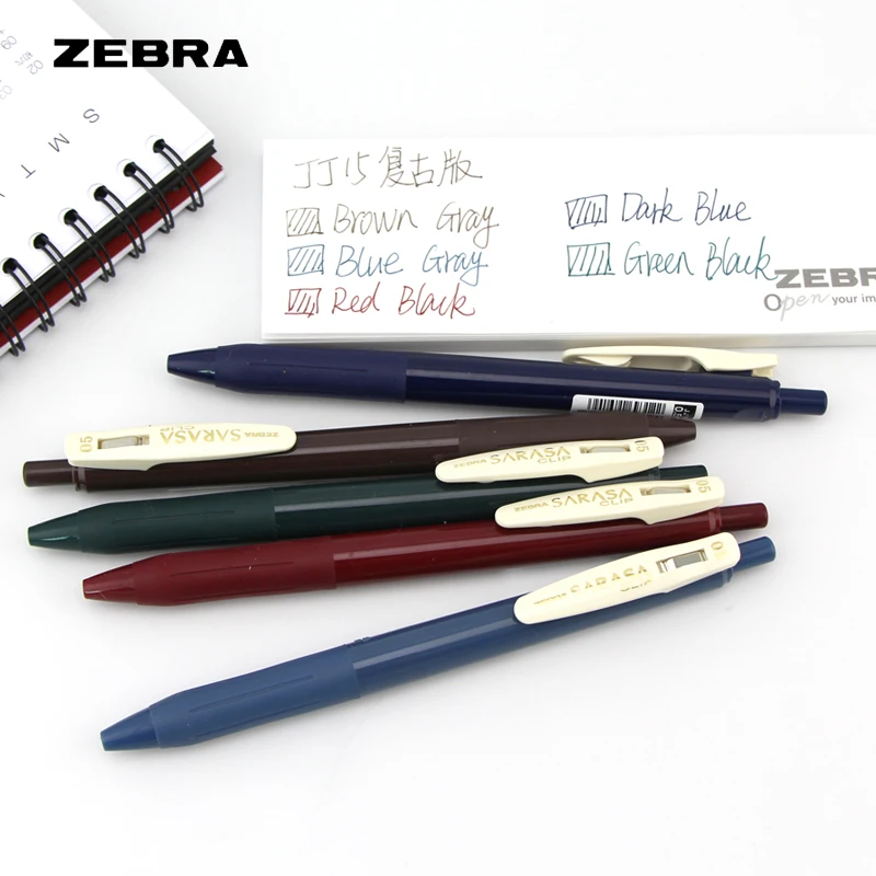 Zebra JJ15 Ретро стиль SARASA цвет пресс нейтральная ручка гелевые чернила для письма 0 5