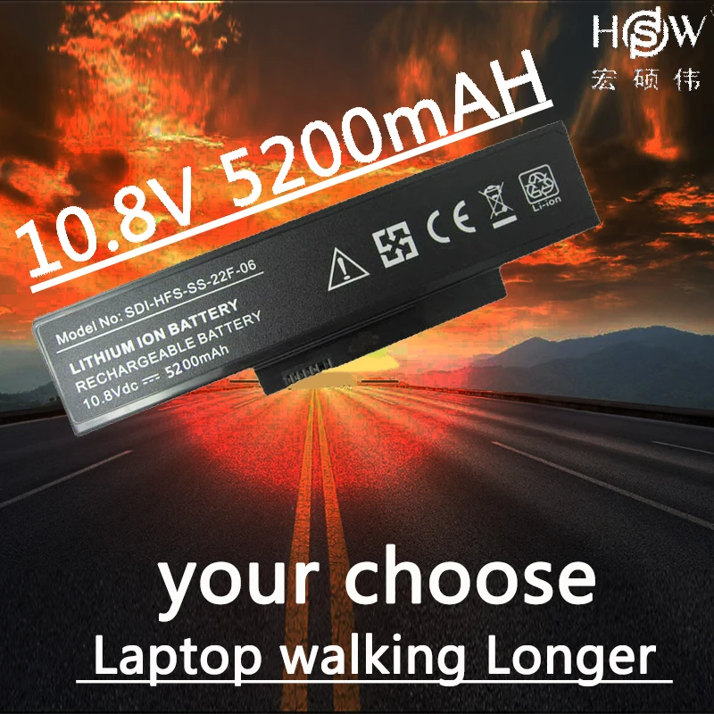 HSW перезаряжаемый аккумулятор для ноутбука Fujitsu V5515 V5535 V5555 SMP EFS SS 20C 04 FOX SA XXF 06