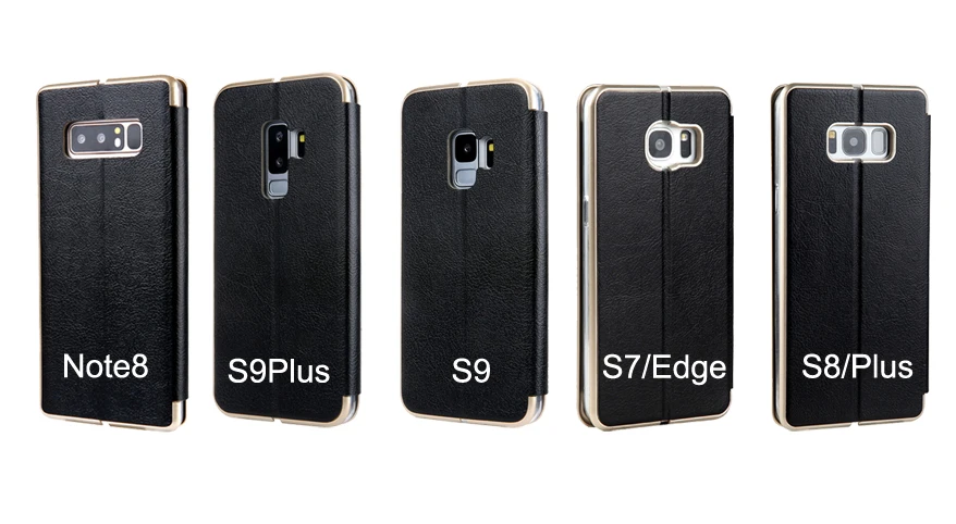 Роскошный Флип PU кожаный бумажник-книжка чехол для samsung Galaxy Note8 9 S7 Edge S8 S9 Plus S10 5G S10E Note 10 Pro 8 Phone
