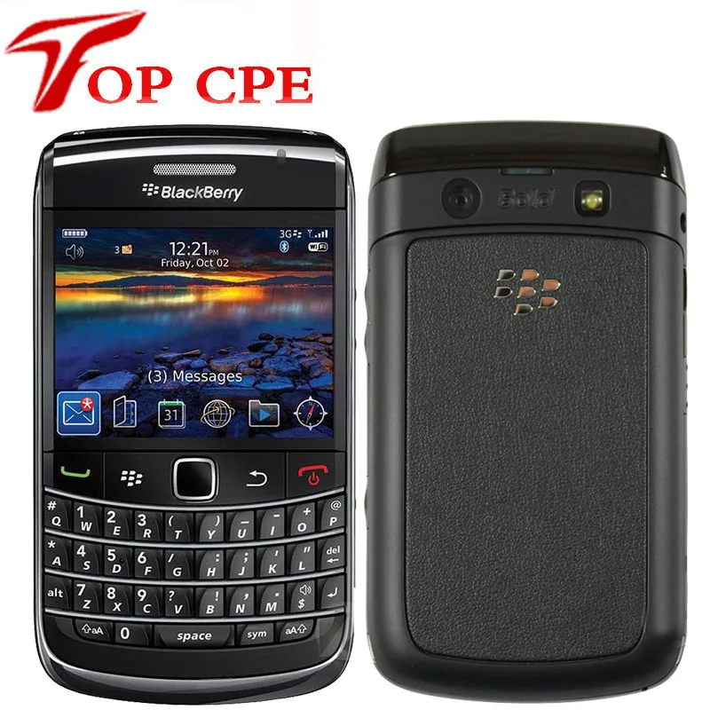 9780 телефон Blackberry 9780 разблокированные мобильные телефоны Wifi gps Bluetooth 3g 5MP камера 2,4 ''480x360 экран