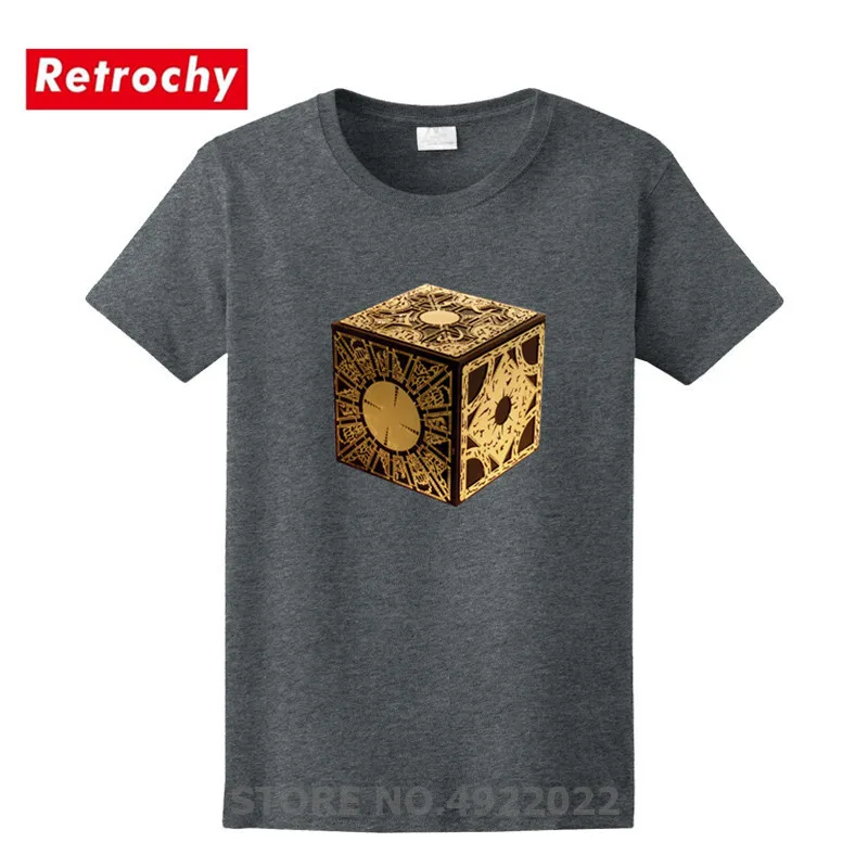Одежда с 3D принтом Hellraiser Box Clive Barker хлопковая футболка короткими рукавами для