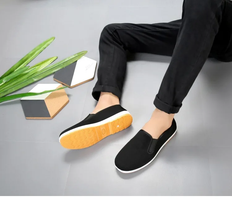 1 пара винтажных китайских хлопковых туфель Брюс Ли кунг-фу Вин Чунь обувь для