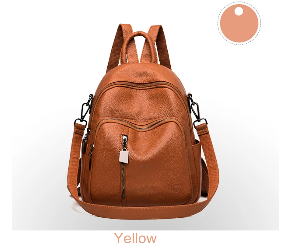 Женский рюкзак mochila feminina, повседневный многофункциональный женский кожаный рюкзак, женская сумка на плечо, сумка для путешествий