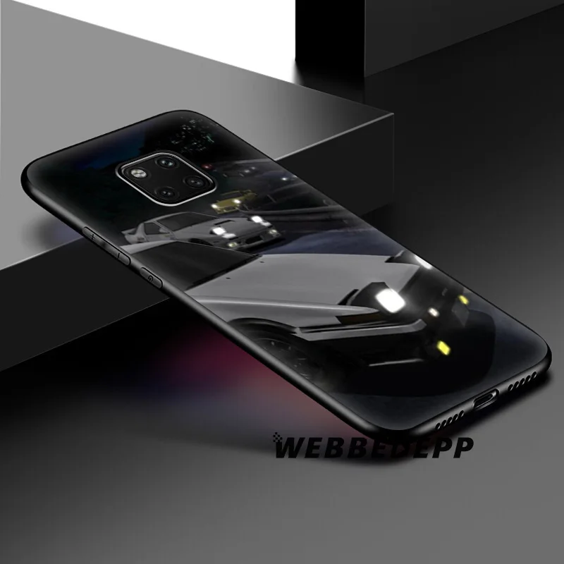 WEBBEDEPP INITIAL D AE86 Soft Silicone Case for Huawei Honor Mate 20 10 8X 8C 8 6A 7A 7X 7C Lite Pro TPU |