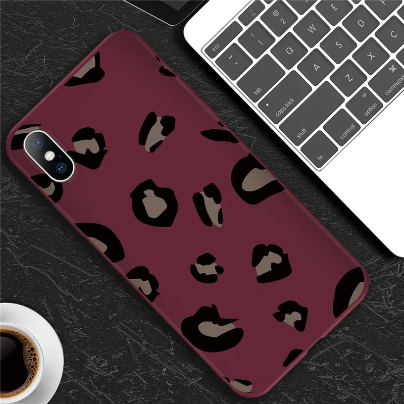 3300WR Чехол Ottwn с леопардовым принтом для iPhone 11 Pro Max 7 8 6 6S Plus X XR XS Max 5 5S SE Силиконовый Модный чехол s Мягкий чехол из ТПУ - Цвет: 3300WR