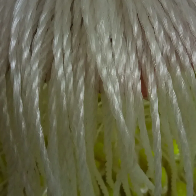 Прочная рыболовная сеть глубина 3 м однонитевая нейлоновая желтая длина 80