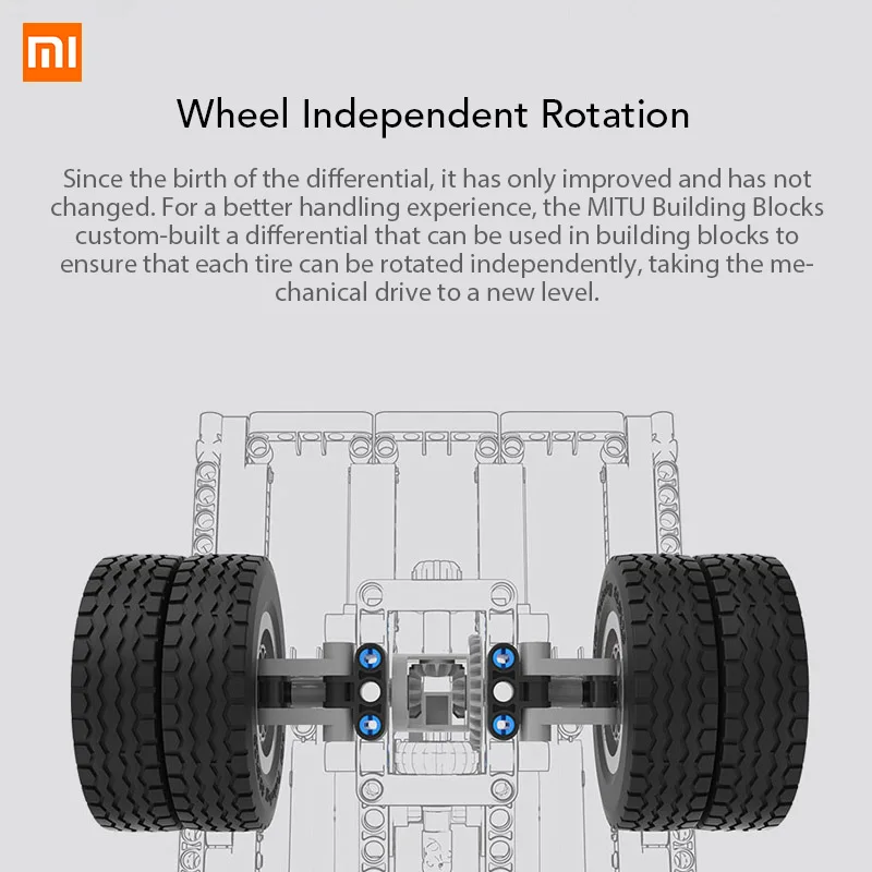 Xiaomi Mitu строительный блок шахты грузовик Головоломка обучающие 6 лет Детские игрушки