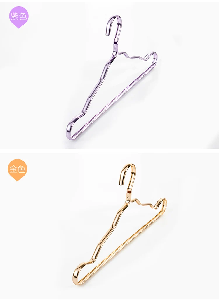 10pcs/lot 42cm Clothes Hanger Durable Antideformation Non-slip Aluminium Alloy Closet Adult Skirt Dress Towel Storage hangers