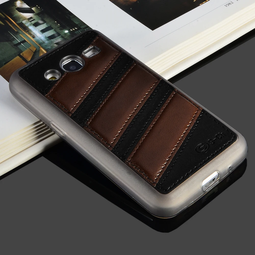 For Samsung Galaxy Core 2 G355H Core2 II G355 Luxury PU Leather Fashion Soft TPU Rubber Case Back Cover Skin S-CH Free shipping |