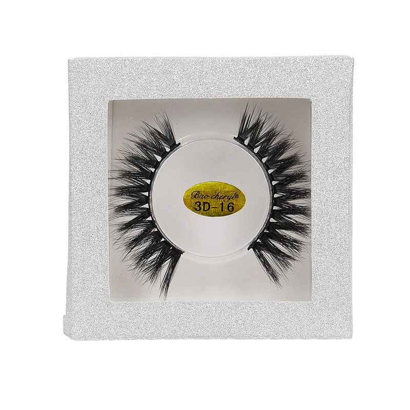 3D блестящие накладные ресницы пушистые Густые норковые волосы ручной работы для