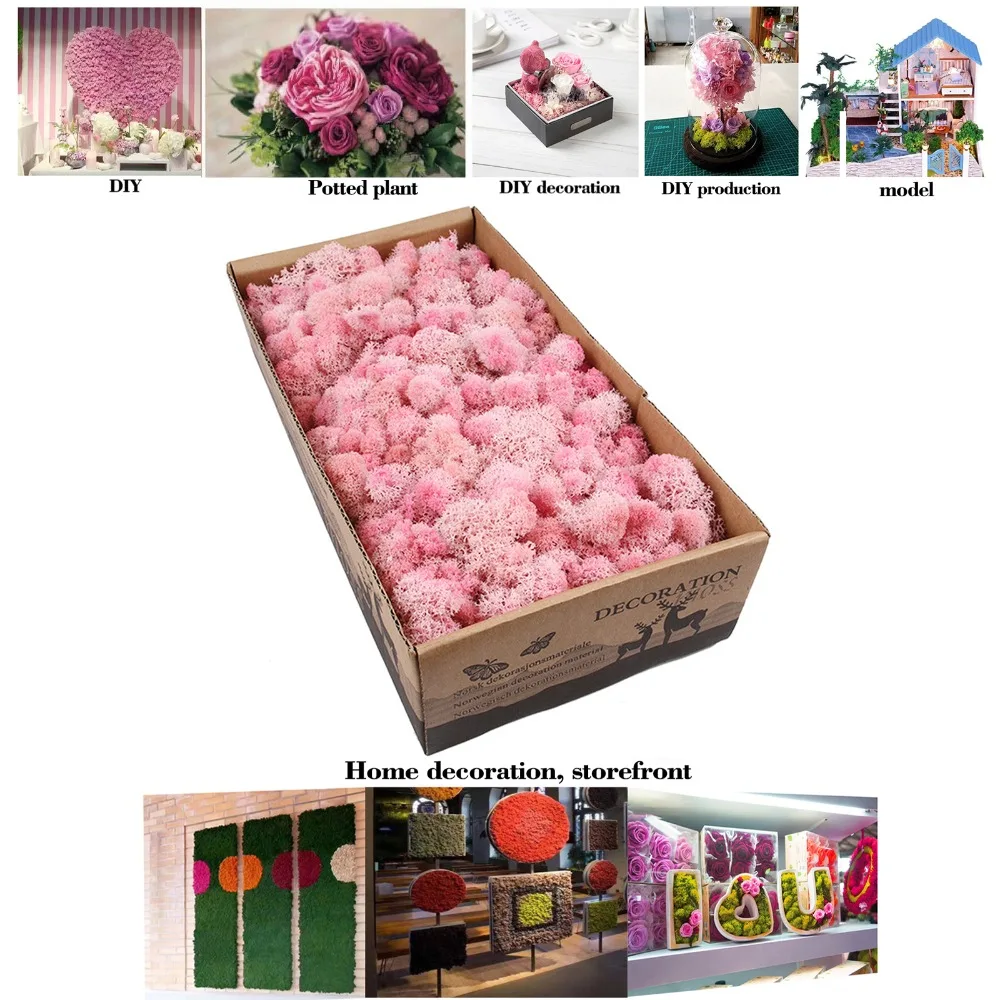 Натуральный норвежский оленевой мох 500 г консервированные сушеные цветы с