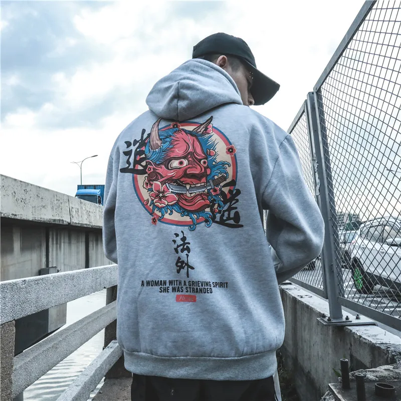 Преступностью в стиле хип-хоп с принтом виде толстовки и свитеры из хлопка