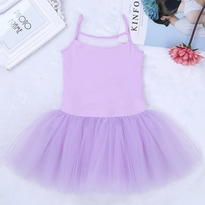 Гимнастическое трико без рукавов для девочек балетное платье балета