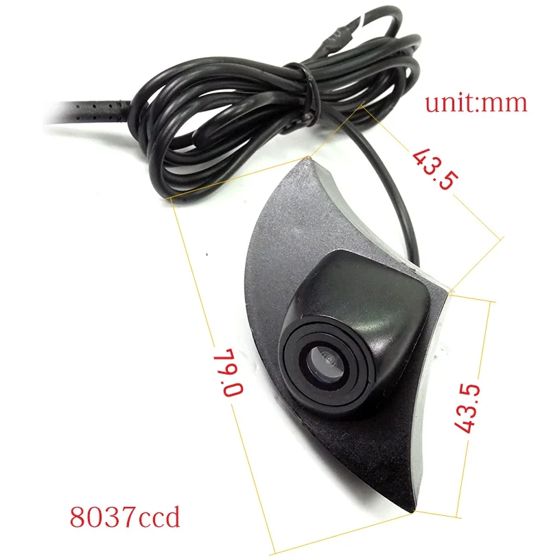 Appr. 180deg CCD HD Автомобильная передняя решетка камеры для Toyota Prado 2700 4000 2010 RAV4 COROLLA eiz Vios Highlander Камера Переднего Вида