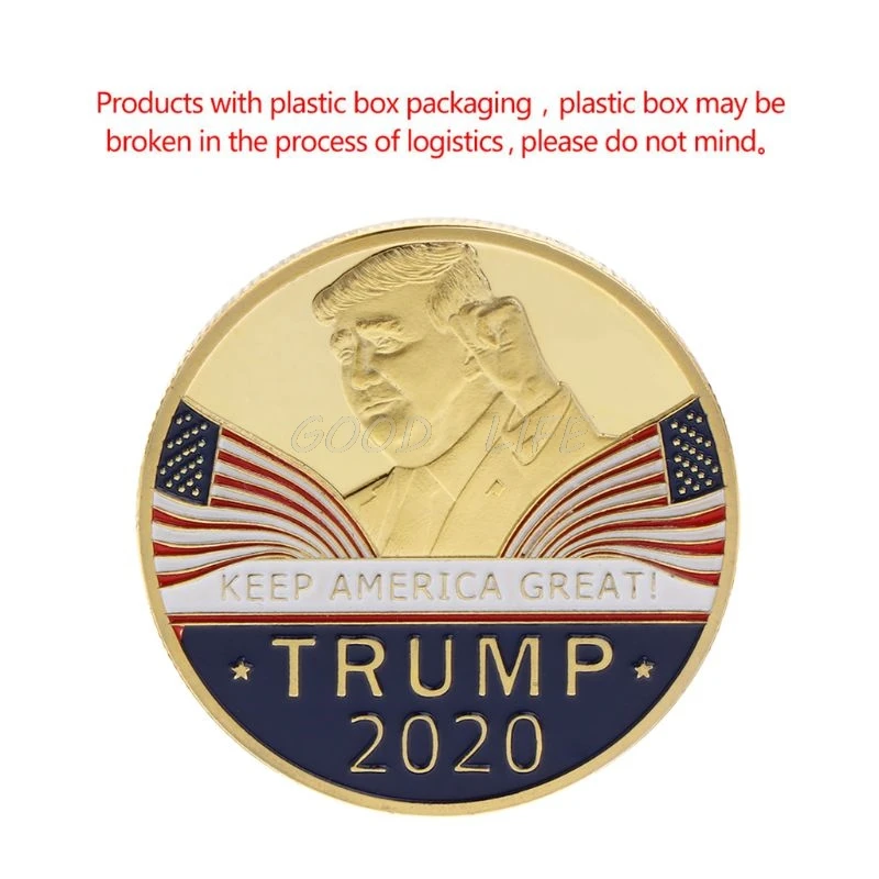 Памятная монета американский Президент Трамп коллекция 2020 ремесла