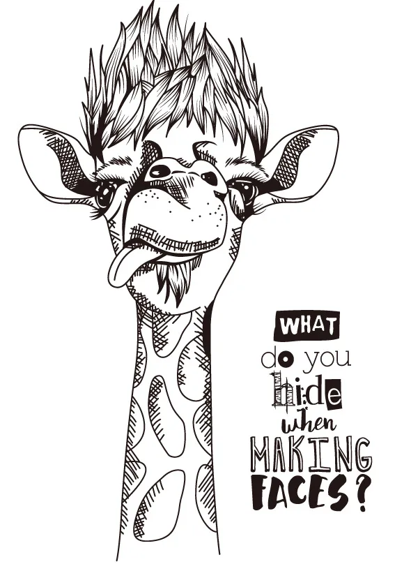 Жираф/прозрачные штампы для скрапбукинга сделай сам/изготовления карт/Детские