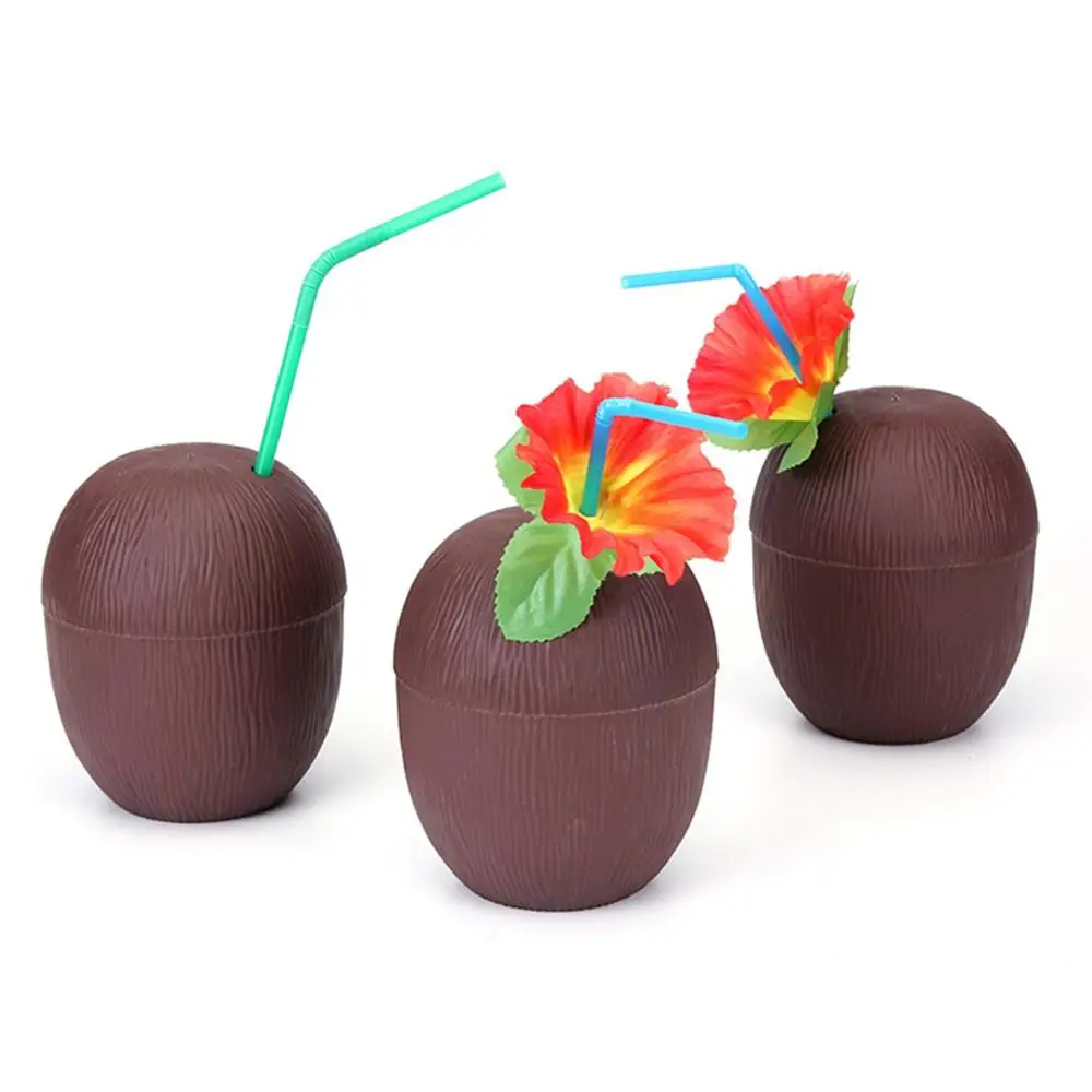 1 шт. Кокосовая чашка для ананаса с соломинкой товары вечерние Коктейльная