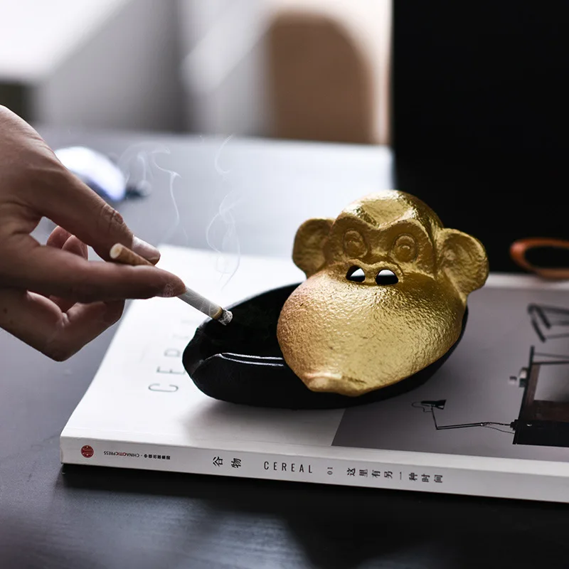 Скандинавские креативные пепельницы Gorilla табачные сигареты в пачках пепельница
