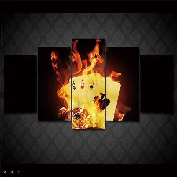 Hd печатная картина для покера Искусственная елка на холсте украшение комнаты