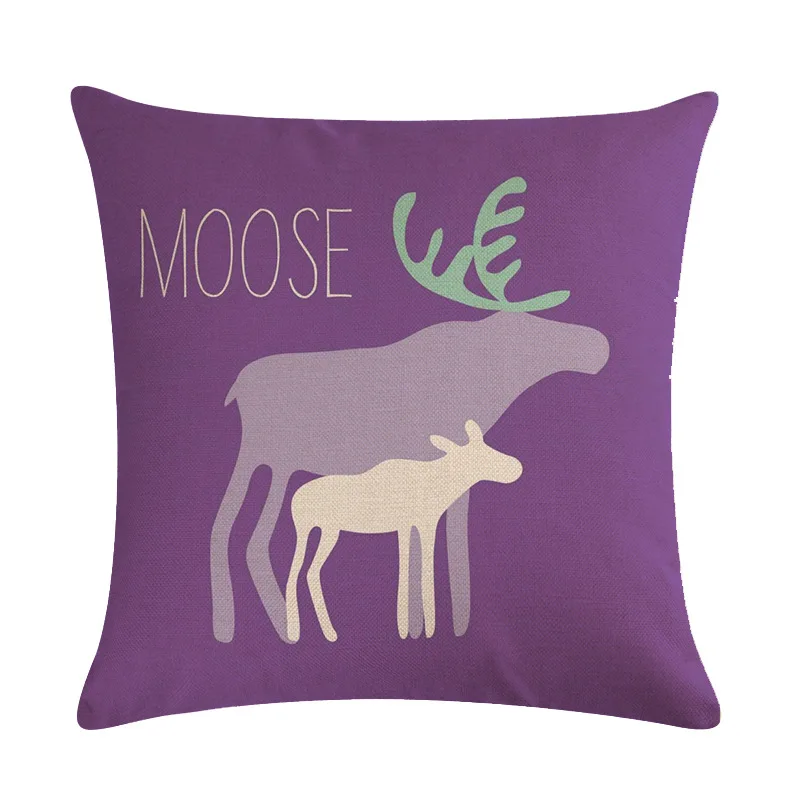 Наволочка в форме мультяшных животных хлопковая льняная наволочка виде льва