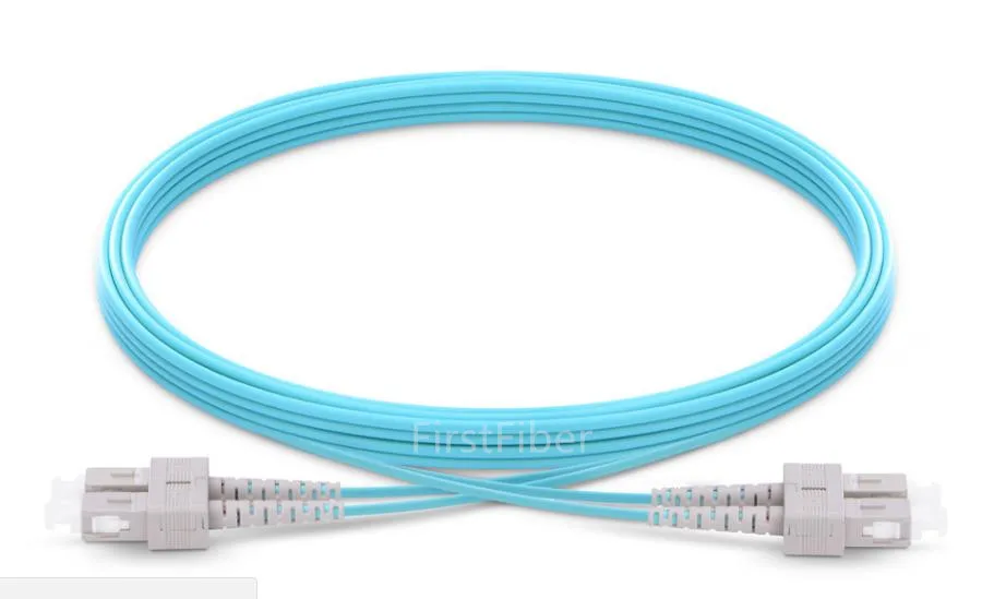 1m LC SC FC ST UPC OM3 Fiber Patch Cable Duplex Jumper 2 Core Cord Multimode 2.0mm | Optic Equipment