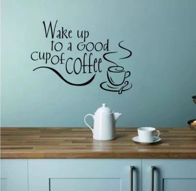 Наклейки на стену для кафе и ресторана заказ наклейки украшение сделай сам