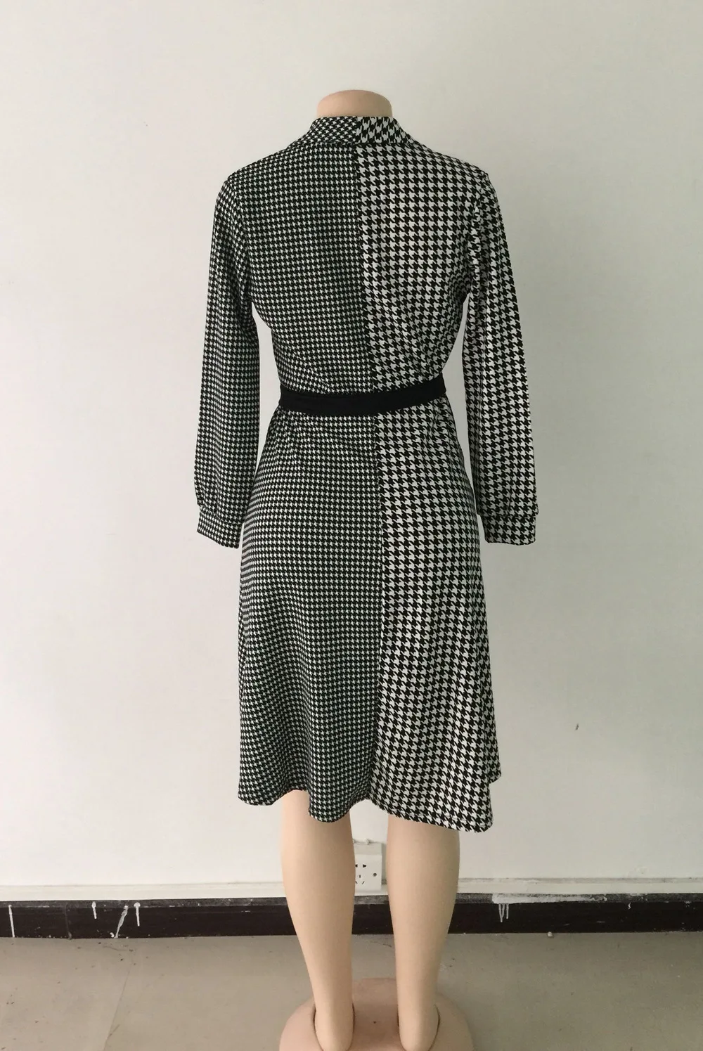 2019 женское летнее платье в клетку с принтом офисные Женский Бандаж облегающее