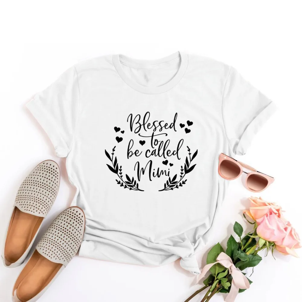 Женская футболка с надписью Mimi женская модная Забавный девиз гранж хлопковая