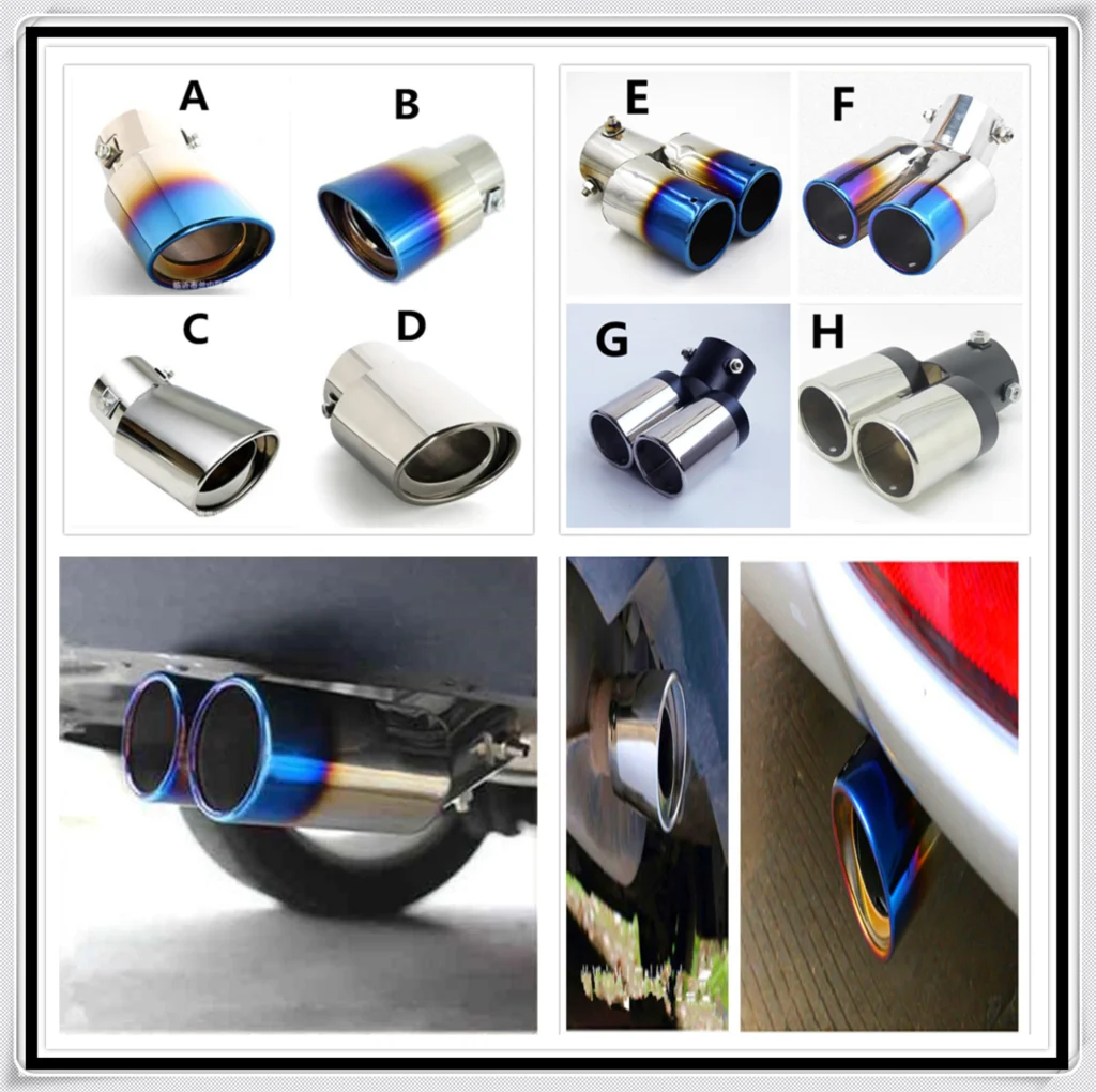 Автомобильный стальной глушитель выхлопной трубы крышка для Mercedes Benz E53 C63 C43 C Class