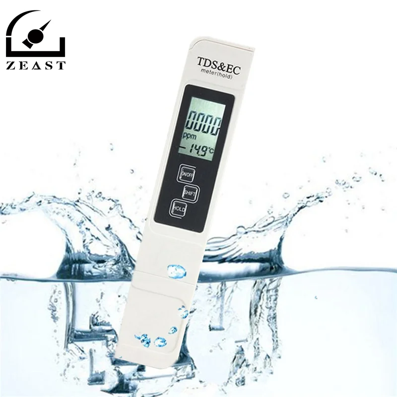 Цифровой ЖК Измеритель Качества воды TDS тестер чистоты фильтров ручка карандаш 0