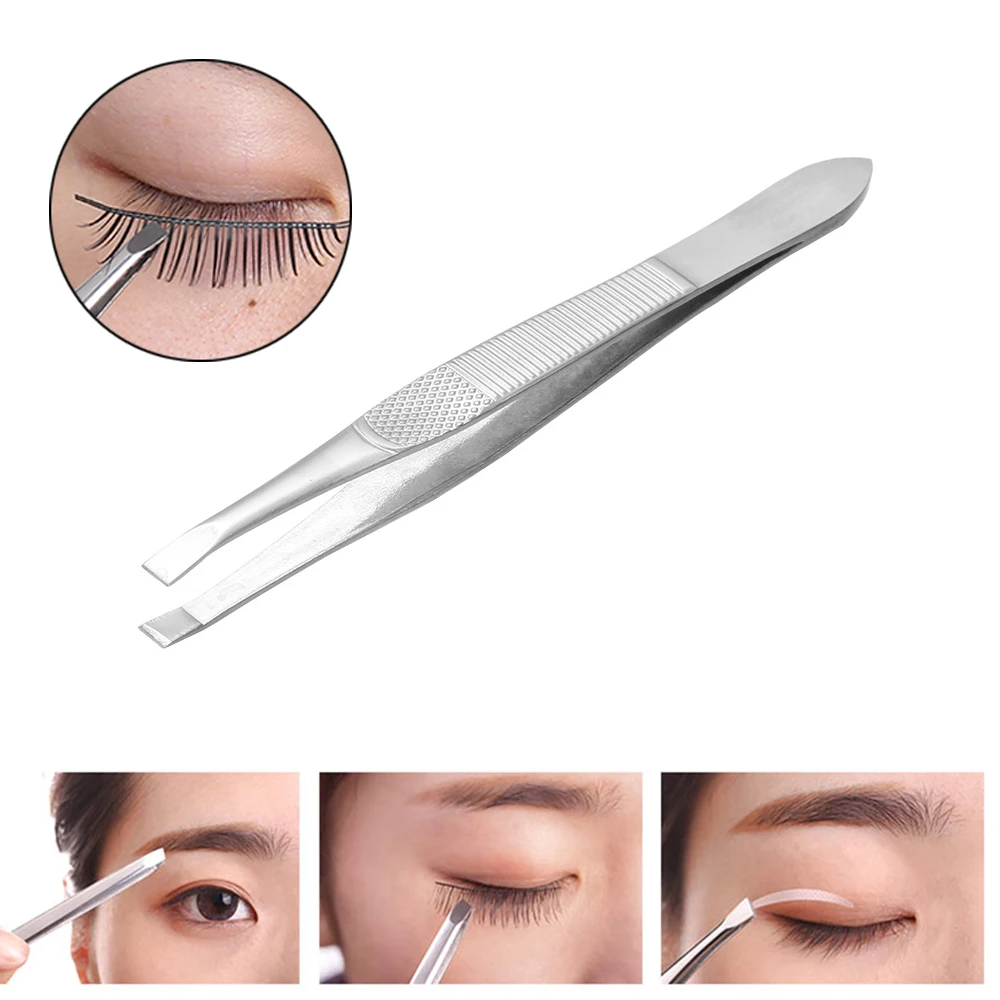 1 шт. пинцет для удаления бровей из нержавеющей стали|Пинцеты бровей| |