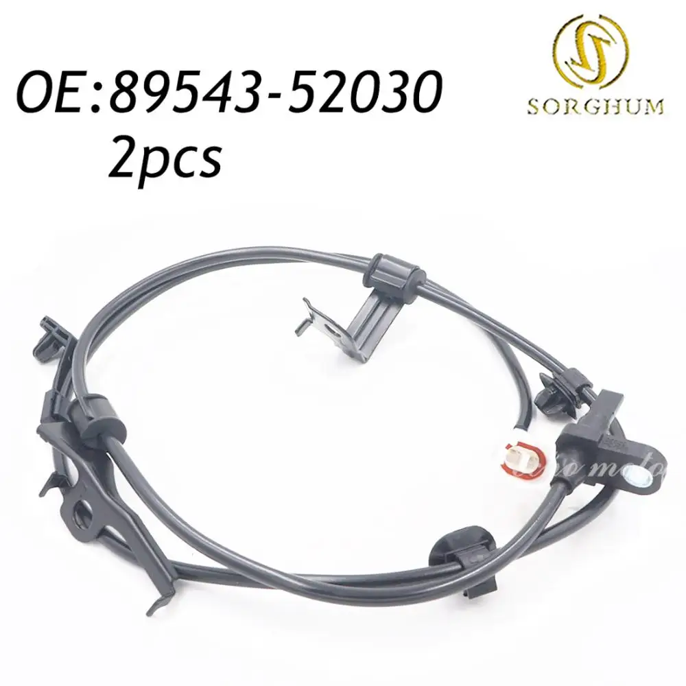 

New 2pcs ABS Wheel Speed Sensor Front Left ALS1765 89543-52030 89543-0D040 for Scion XD Toyota Yaris 89543-52050,895430D040