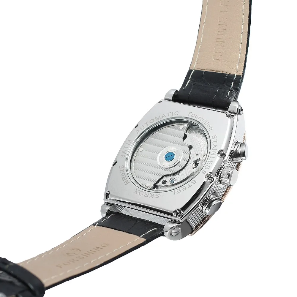 

FORSINING New Design Tourbillion Watch Men Automatic Wristwatch With Genuine Leather