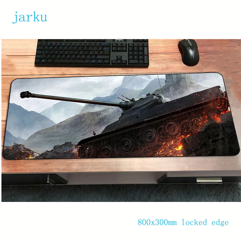 Игровой коврик для мыши world of tanks 800x300 мм большой игровой геймеров компьютерный