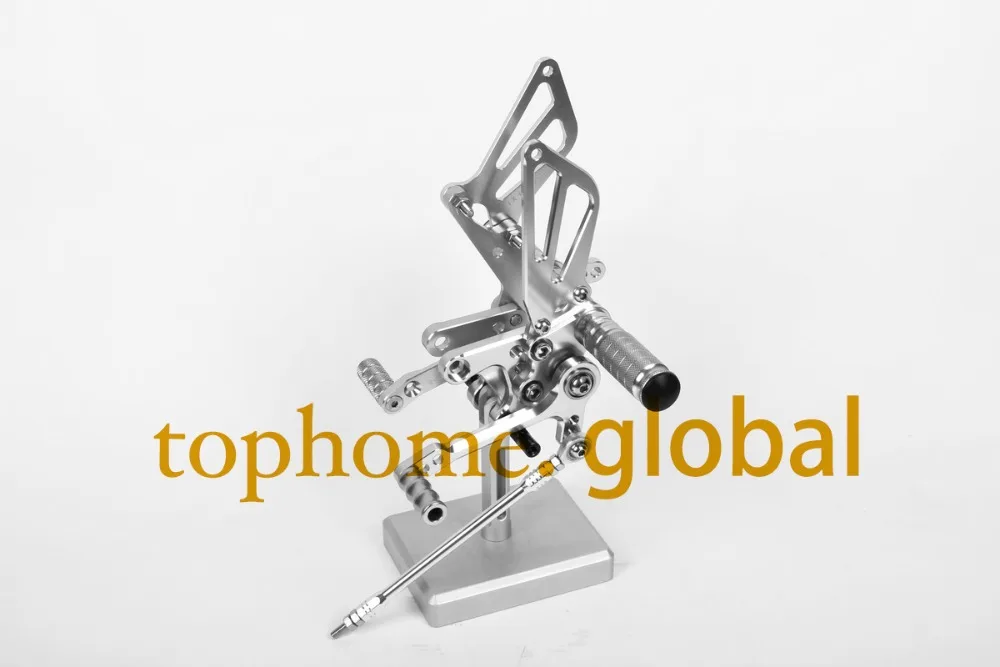 

For Suzuki SV650 SV650S 1999 - 2009 Motorcycle Silver CNC Rearsets Foot Pegs Rear Set motorcycle foot pegs